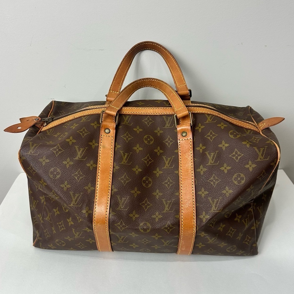 Louis Vuitton Sac Souple 45 Duffel Travel Bag Vintage Monogram - Picture 2 of 16